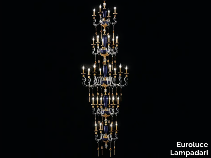 BAROCCO L28 SUPERLUX SPECIAL EDITION - Chandelier with Swarovski® Crystals _ Euroluce Lampadari