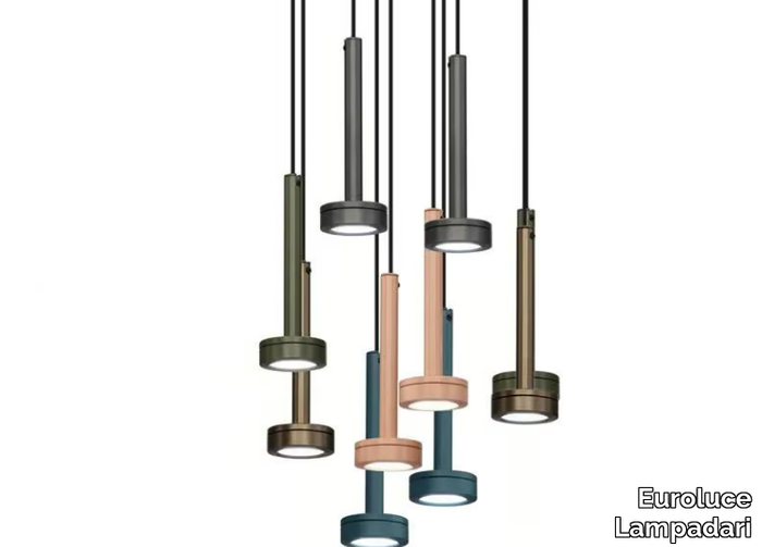 ASTRAL COOLORS - LED aluminium pendant lamp _ Euroluce Lampadari