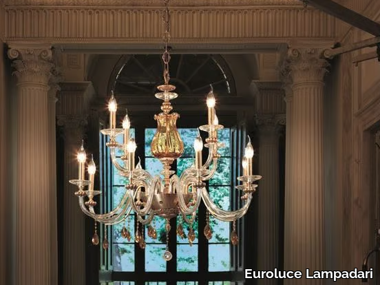 FLORA L8+4 - Chandelier with Swarovski® Crystals _ Euroluce Lampadari