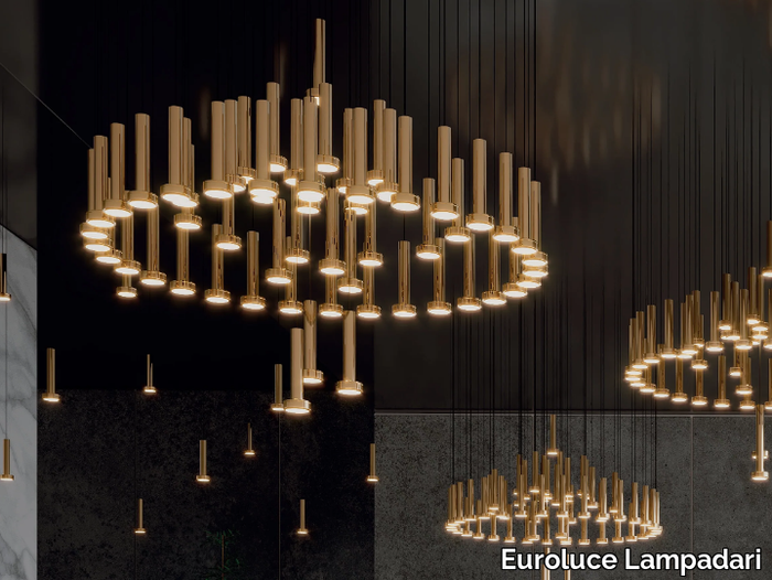 ASTRAL - LED metal chandelier _ Euroluce Lampadari