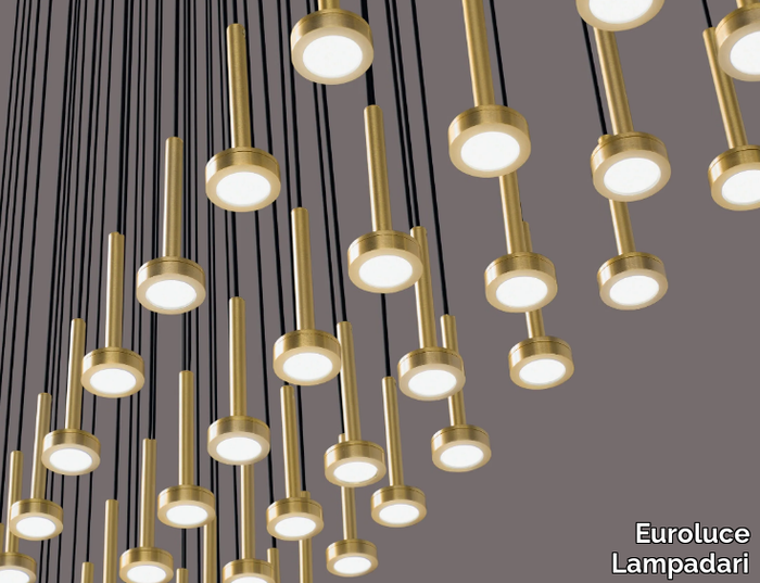 ASTRAL - LED metal pendant lamp _ Euroluce Lampadari