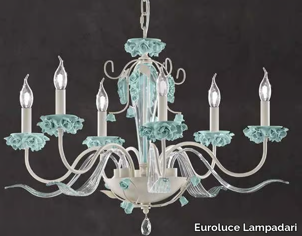 BORA L6 - Crystal chandelier with Swarovski® Crystals _ Euroluce Lampadari