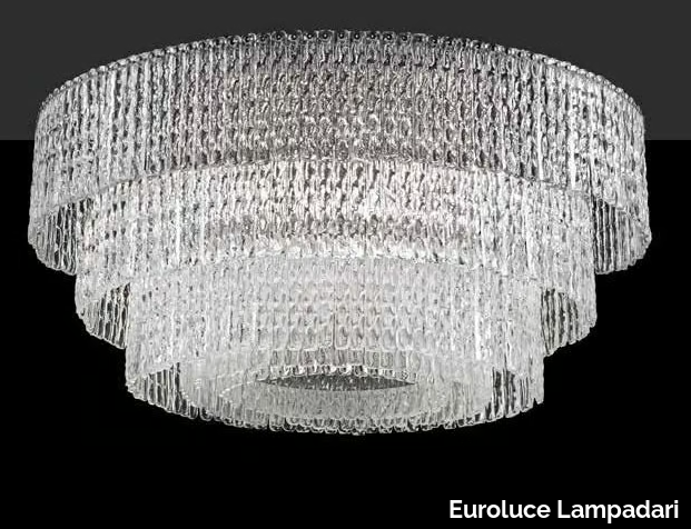 CASCADE PL 82 - Crystal ceiling lamp _ Euroluce Lampadari