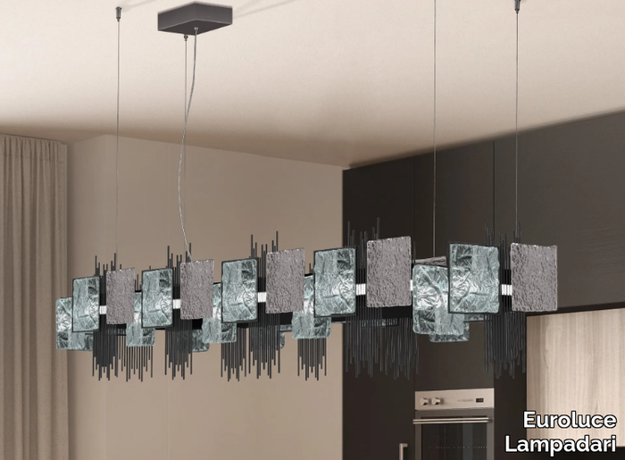 CHARACTER 112×32 - LED glass pendant lamp _ Euroluce Lampadari