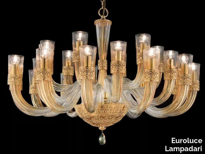 DEA L12+6+6 - Crystal chandelier with Swarovski® Crystals _ Euroluce Lampadari