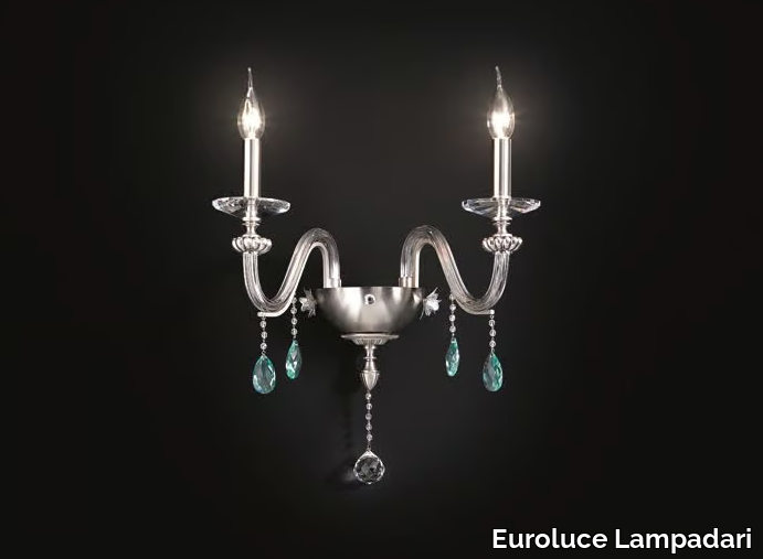 FLORA A2 - Wall light with Swarovski® crystals _ Euroluce Lampadari