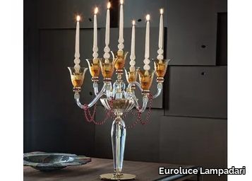 CLAIRE - Candle holder with Swarovski® Crystals _ Euroluce Lampadari