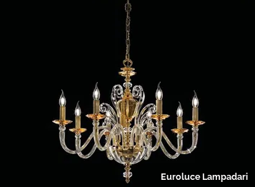 DONATELLO ALICANTE L8 - Chandelier with crystals _ Euroluce Lampadari