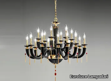 JULIENNE L12+6 - Chandelier with Swarovski® Crystals _ Euroluce Lampadari