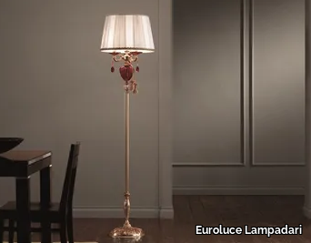 RUBINO ALICANTE PT3+1 - Floor lamp with Swarovski® crystals _ Euroluce Lampadari