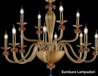 SHEEN L8+4 - Crystal chandelier with Swarovski® Crystals _ Euroluce Lampadari