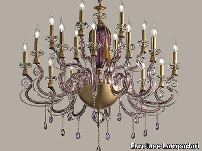 ISIDE L12+6 - Chandelier with Swarovski® Crystals _ Euroluce Lampadari