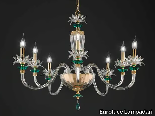 LILY L4+4 - Crystal chandelier with Swarovski® Crystals _ Euroluce Lampadari