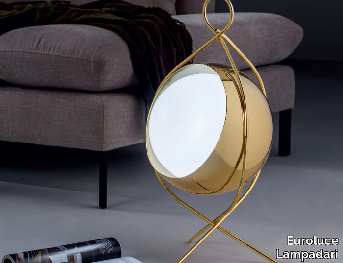 NOBODY - PMMA and iron floor lamp _ Euroluce Lampadari