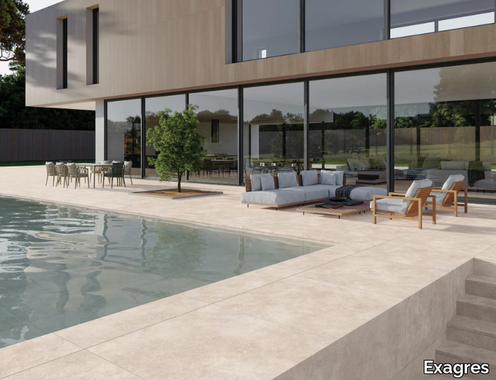 PROVENZA NAVONA - Indoor/outdoor porcelain stoneware flooring with terracotta effect _ Exagres