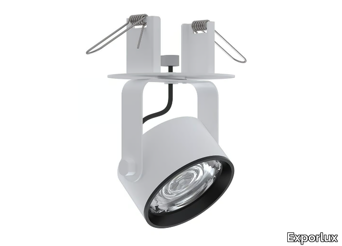 ORFEU TE SM - Semi-inset adjustable LED aluminium ceiling lamp _ Exporlux