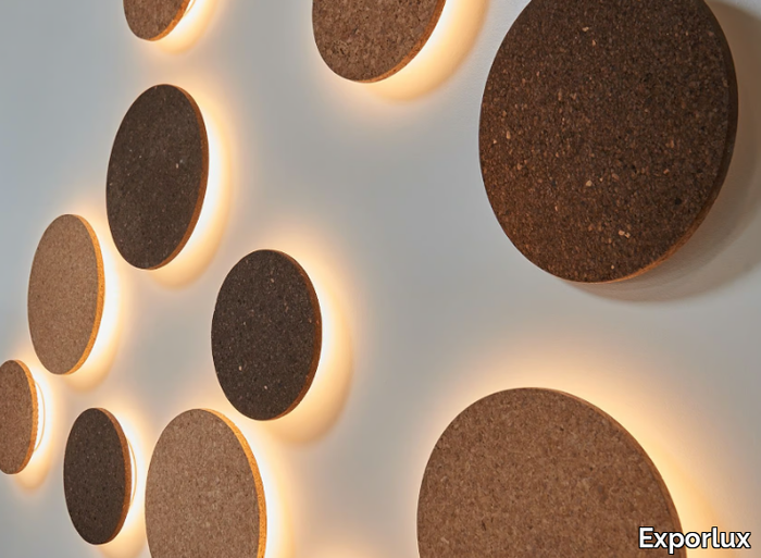 BALL TP - Cork wall lamp / ceiling lamp _ Exporlux