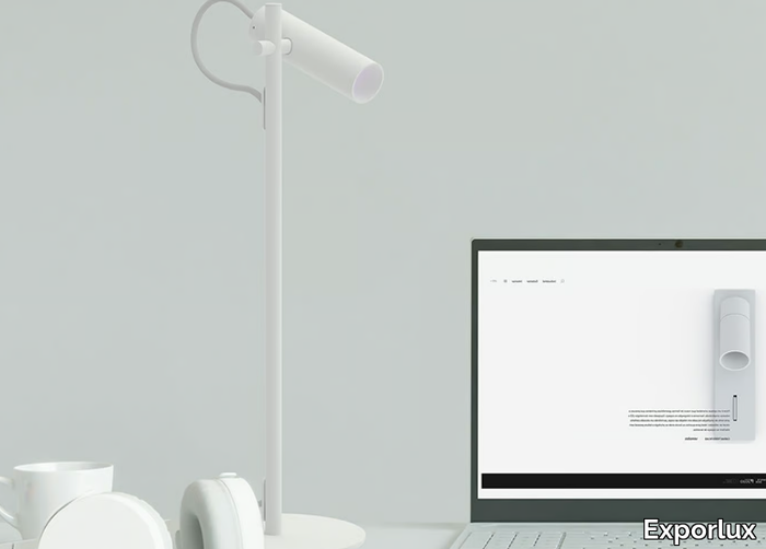 POINT SA - LED adjustable aluminium desk lamp _ Exporlux