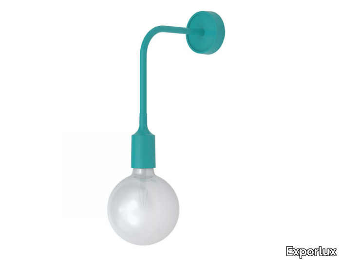 SHELL PA - Aluminium wall lamp with fixed arm _ Exporlux