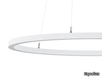 BLADE TE SU CIRCULAR - LED aluminium pendant lamp _ Exporlux