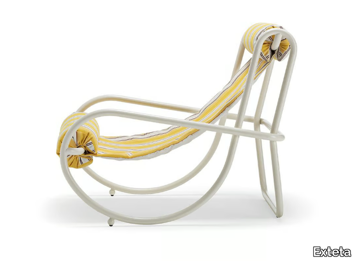 LOCUS SOLUS JACQUEMUS + EXTETA SPECIAL RE-EDITION - Deck chair with armrests _ Exteta