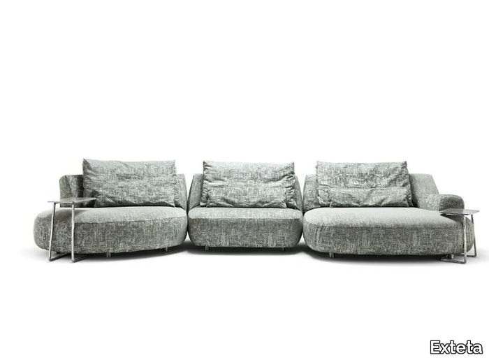 MOONLIGHT - Sectional modular fabric garden sofa _ Exteta