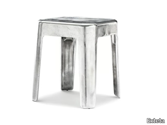 MOONLIGHT - Aluminium garden side table _ Exteta