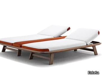 10TH TELLARO - Mahogany garden bed with castors _ Exteta