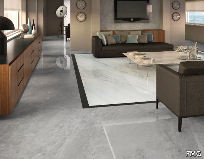 BIANCO LASA - Wall/floor tiles with marble effect _ FMG