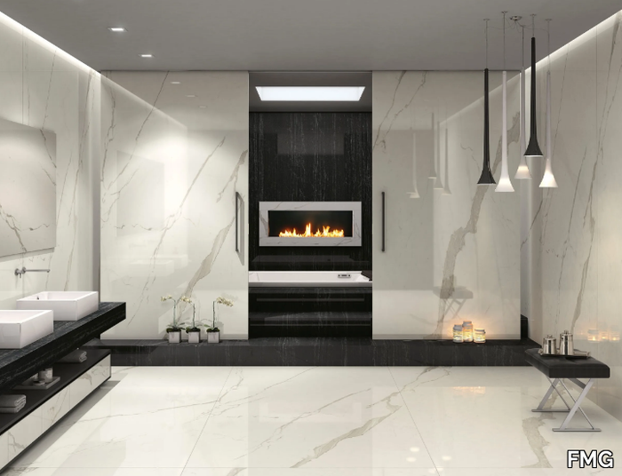 BIANCO VENATO EXTRA - Wall/floor tiles with marble effect _ FMG