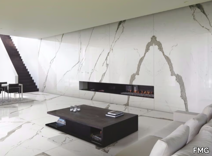 EXTRA WHITE - Wall/floor tiles with marble effect _ FMG