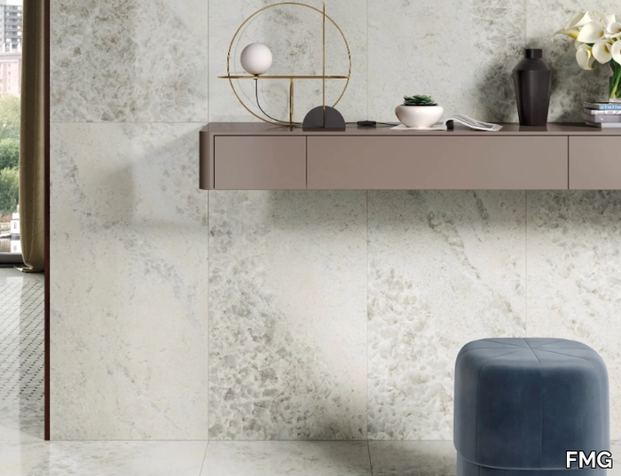 SELECT - GEM PEARL - Porcelain stoneware wall/floor tiles with marble effect _ FMG