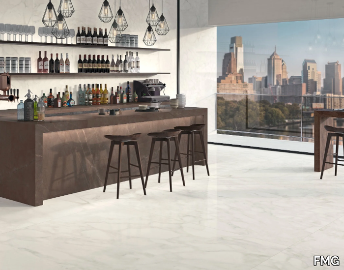 STATUARIO LIGHT - Wall/floor tiles with marble effect _ FMG