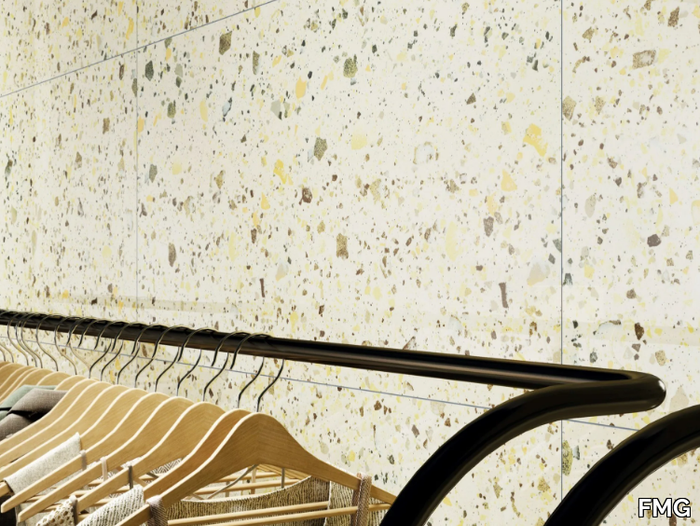 VENICE YELLOW - Porcelain stoneware wall/floor tiles terrazzo effect _ FMG