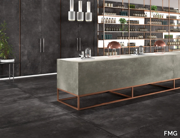 WALK ON DUSK - Indoor/outdoor porcelain stoneware wall/floor tiles with concrete effect _ FMG