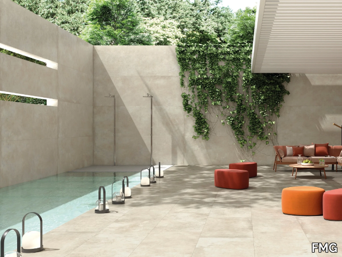 WALK ON - SAND - Porcelain stoneware wall/floor tiles with concrete effect _ FMG