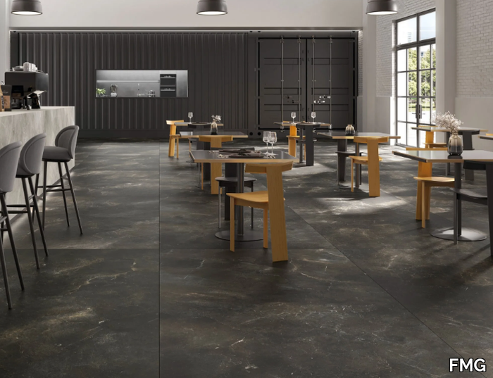 MYSTIC BLACK - Porcelain stoneware wall/floor tiles with stone effect _ FMG