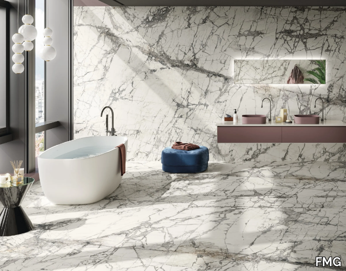 H270 - CALACATTA GREY - Indoor wall/floor tiles with marble effect with marble effect _ FMG