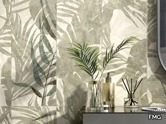 URBAN JUNGLE DECORO ACTIVE - Antibacterial porcelain stoneware wall tiles with concrete effect _ FMG