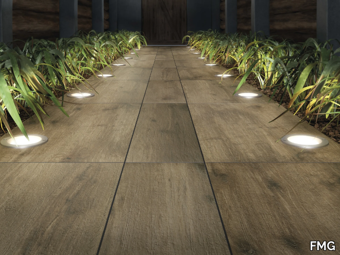 WOODEN NOCE - Anti-slip outdoor floor tiles with wood effect _ FMG