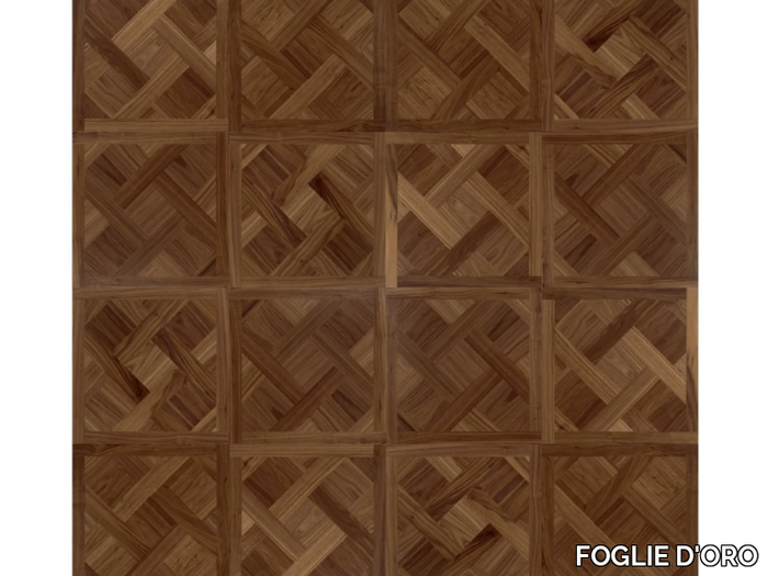 HERITAGE PANELS VERSAILLES 980 - Walnut flooring _ FOGLIE D'ORO