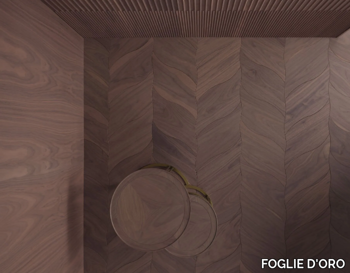 MOUNTAIN ROSE - Walnut flooring _ FOGLIE D'ORO