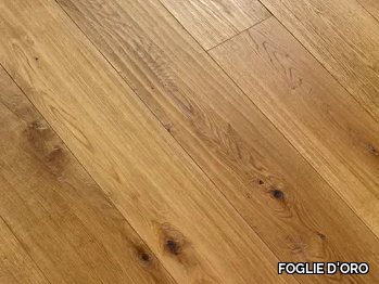 ENGINEERED WOOD PLANKS FLOOR CA' MURA - 3 layers Hand scraped oak parquet _ FOGLIE D'ORO