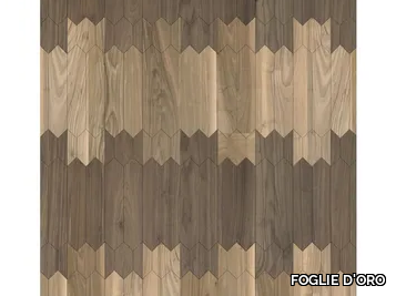 SPECIAL PANEL MATITA INSTALLATION 170 - Inlaid indoor wooden wall/floor tiles _ FOGLIE D'ORO