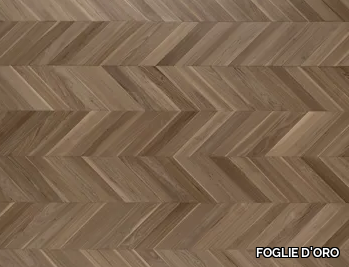 CHEVRON 45° FLOOR CA' BIASI - Walnut flooring _ FOGLIE D'ORO