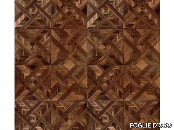 HERITAGE PANELS TREVISO - Walnut flooring _ FOGLIE D'ORO