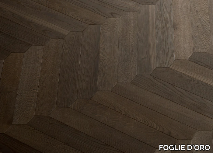 SPECIAL CHEVRONS JAZZ CA' NARDI - Oak flooring _ FOGLIE D'ORO