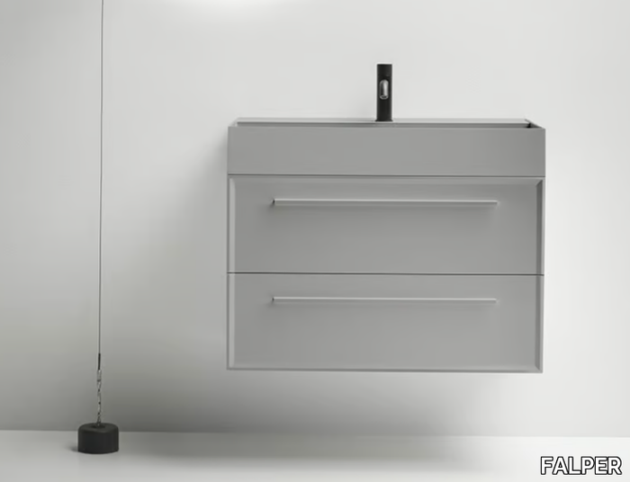 7.0 - Wall-mounted vanity unit with drawers _ FALPER