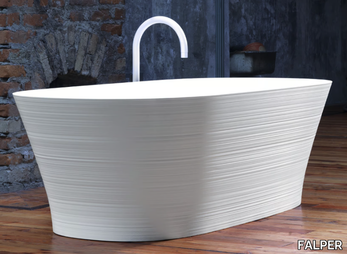 HANDMADE - Freestanding Ceramilux® bathtub _ FALPER