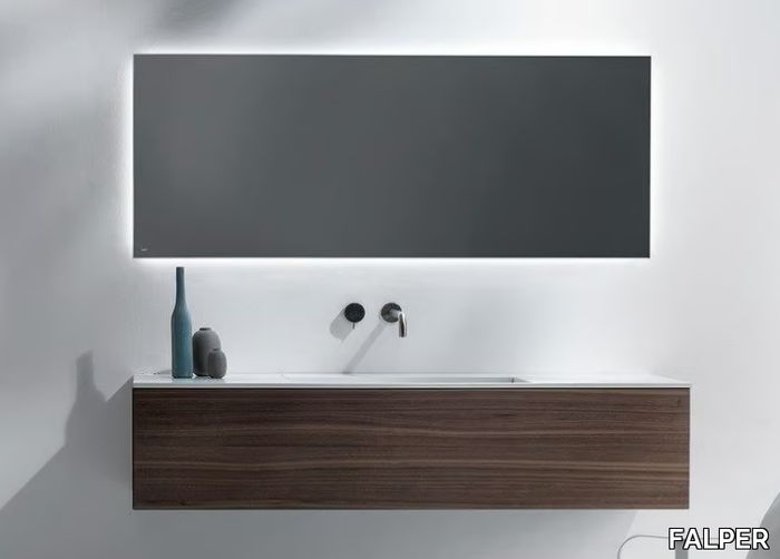 PURE - Wall-mounted vanity unit with drawers _ FALPER